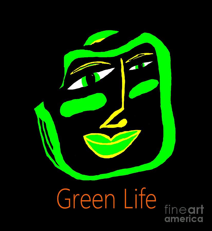 Green Life  Painting by James and Donna Daugherty