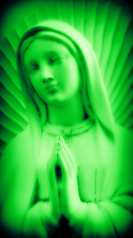 Green Madonna Photograph by Aurelio Zucco