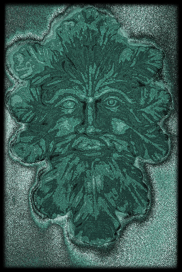 Nature Digital Art - Green Man by Brainwave Pictures