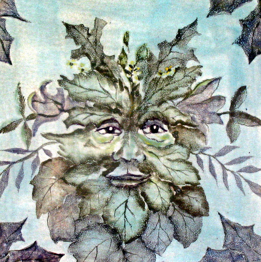 Green Man ll Painting by Angelina Whittaker Cook
