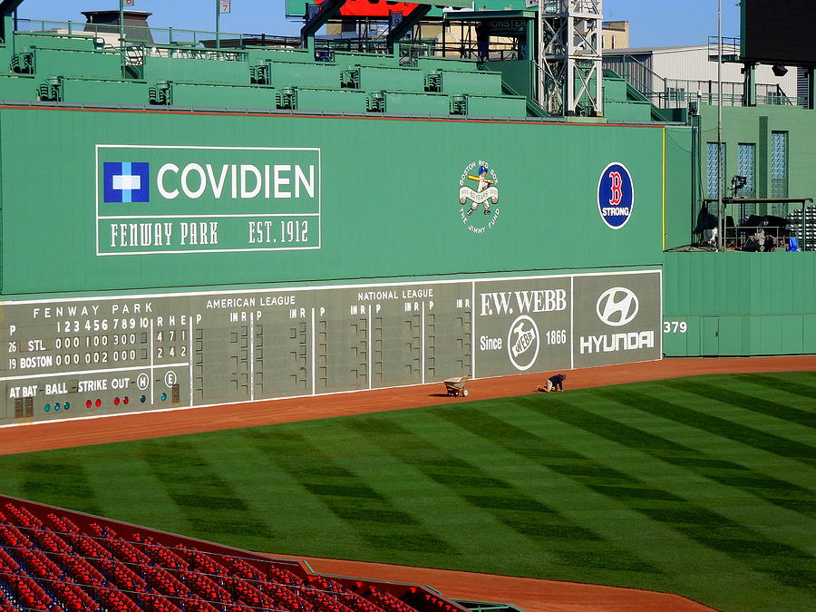 Green Monster at Fenway Photograph by Caroline Stella