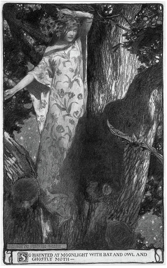 Green Moonlight, 1902 Drawing by Granger