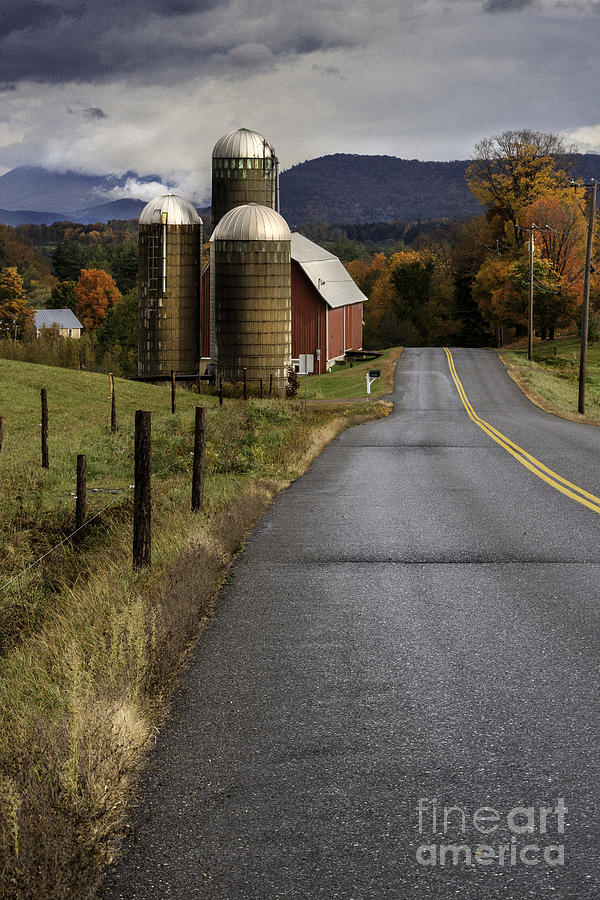 Green Mountain Country Roads Photograph by TS Photo