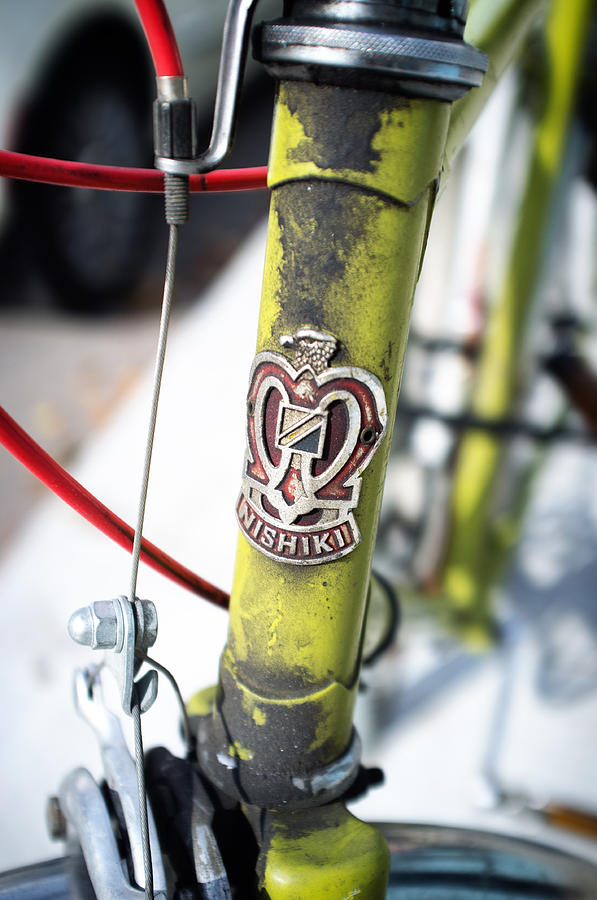 Bicycle Photograph - Green Nishiki Bicycle by Tanya Harrison