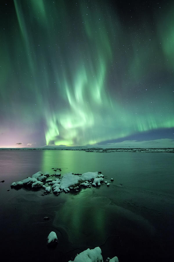 Green On Ice By Friðþjófur M.