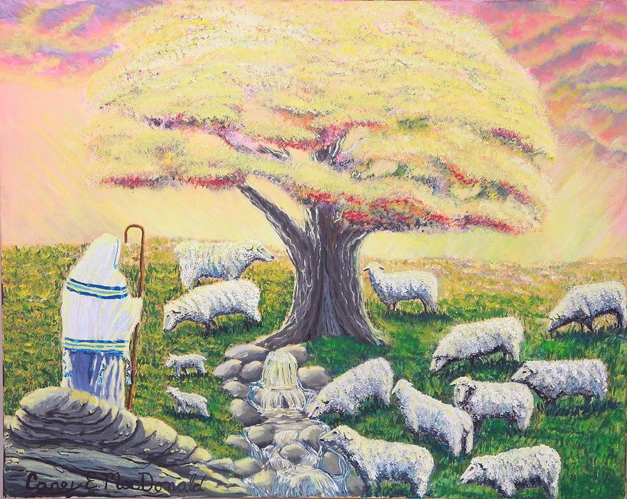 Green Pasture  Painting by Carey MacDonald