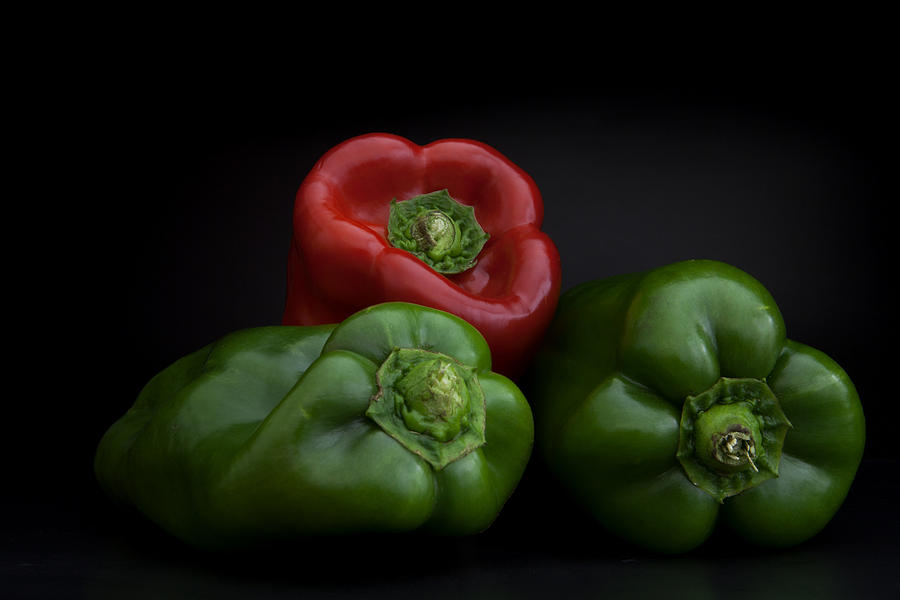 Vegetable Photograph - Green Pepper by Koepp Photography