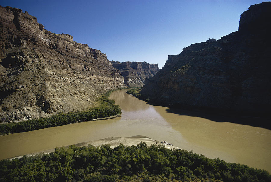 Green River Meets The Colorado Photograph by William Belknap