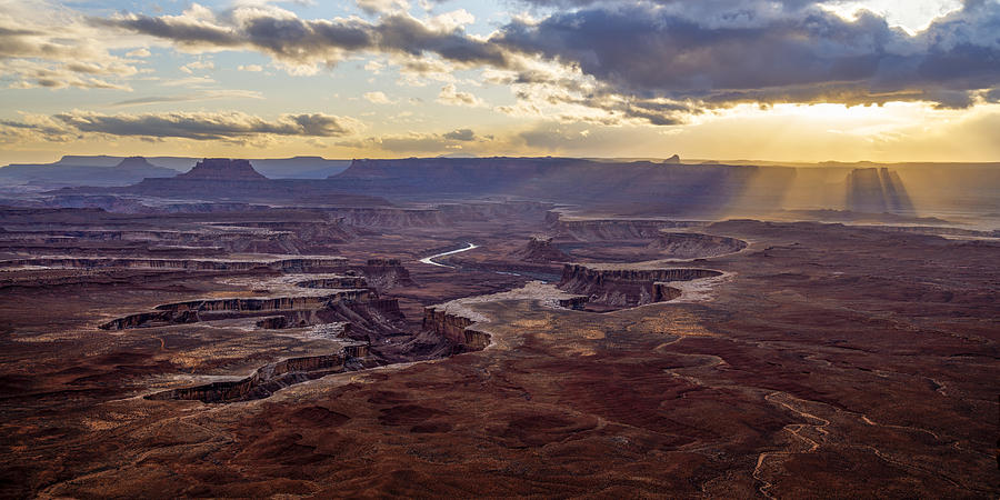 Green River Overlook Rays Photograph by Dustin LeFevre