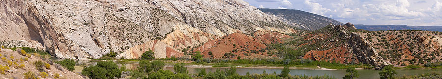 Green River Panorama Photograph by Greg Wells