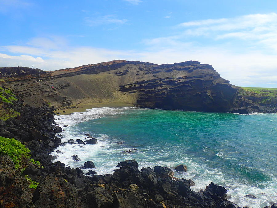 Green Sands Beach Photograph by Max Birkinbine