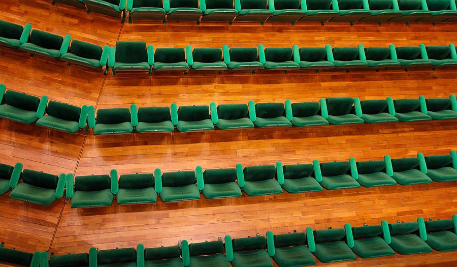 Green seats Photograph by Jenny Setchell