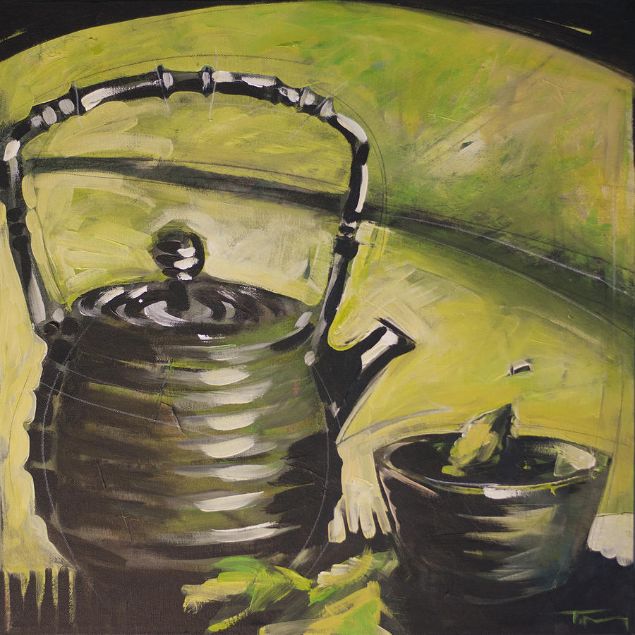 Green Tea Painting by Tim Nyberg