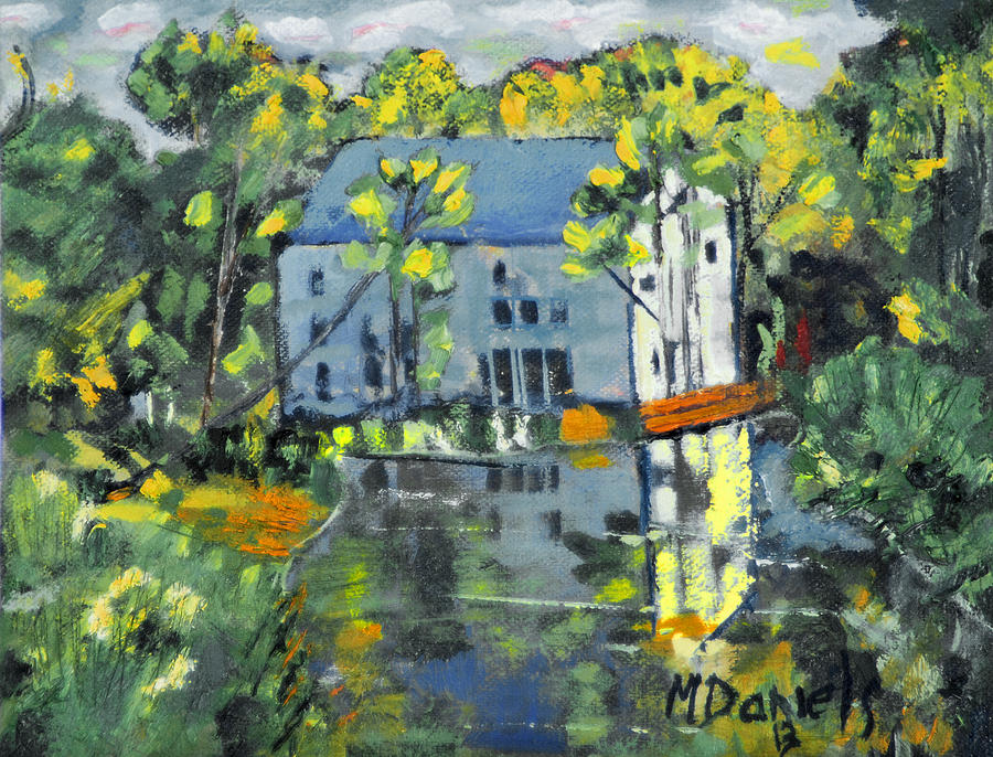 Green Township Mill House Painting by Michael Daniels
