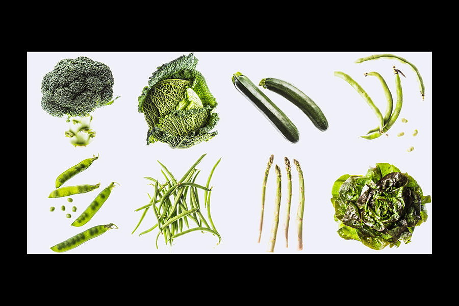 Green Vegetables Photograph by Philippe Garo