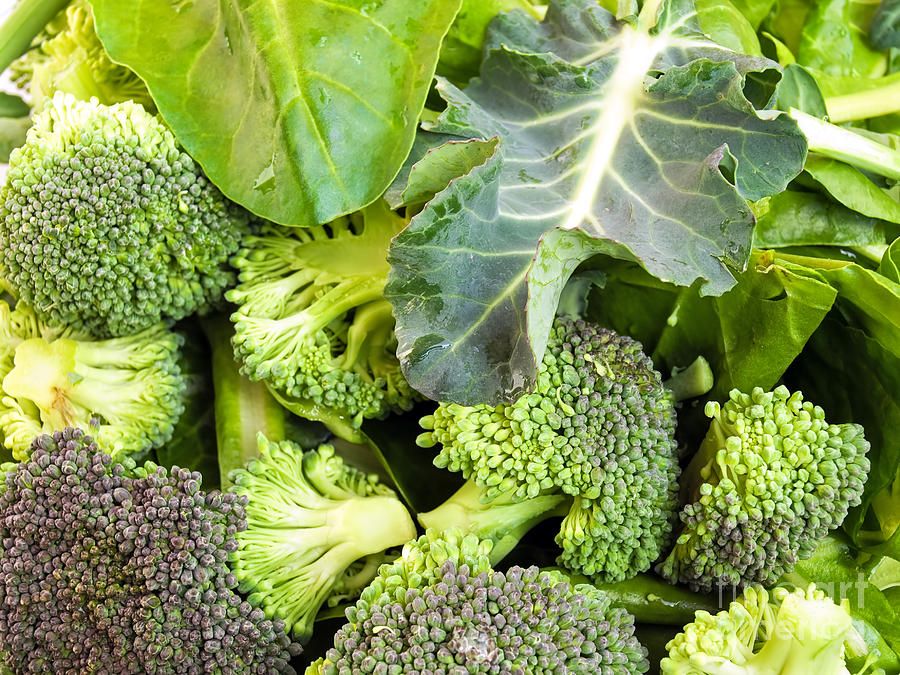 Broccoli Photograph - Green vegetables by Sinisa Botas