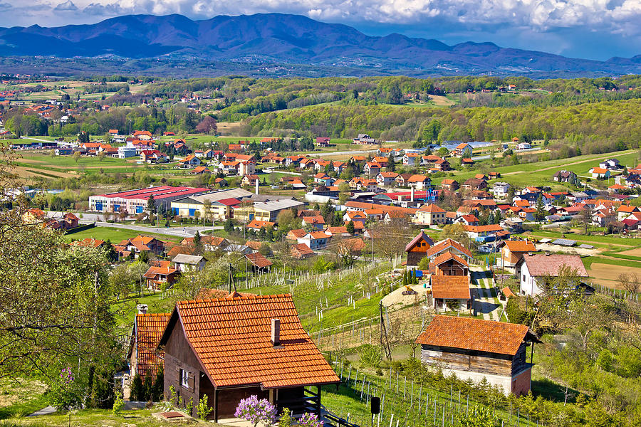 Green village of Zagorje region Photograph by Brch Photography