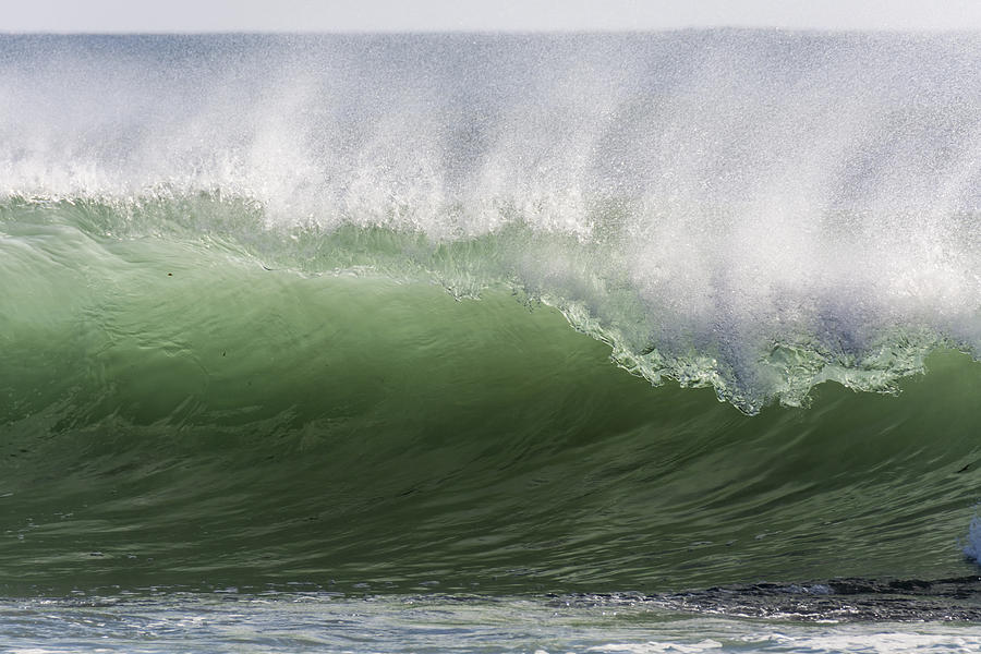 Wave Photograph - Green Wave by Bruce Frye