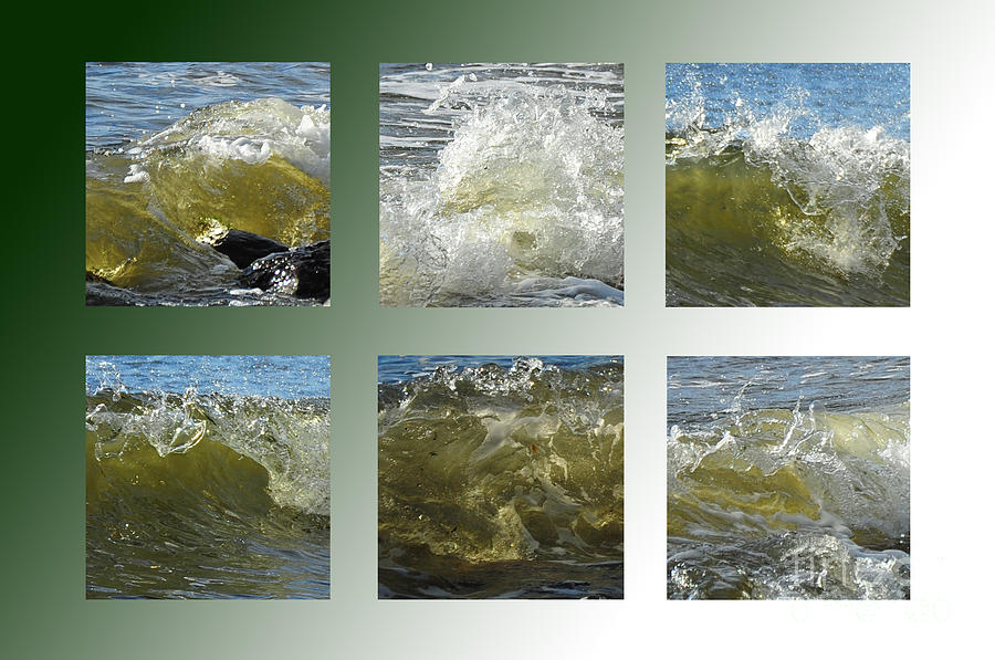 Summer Photograph - Green Waves by Randi Grace Nilsberg