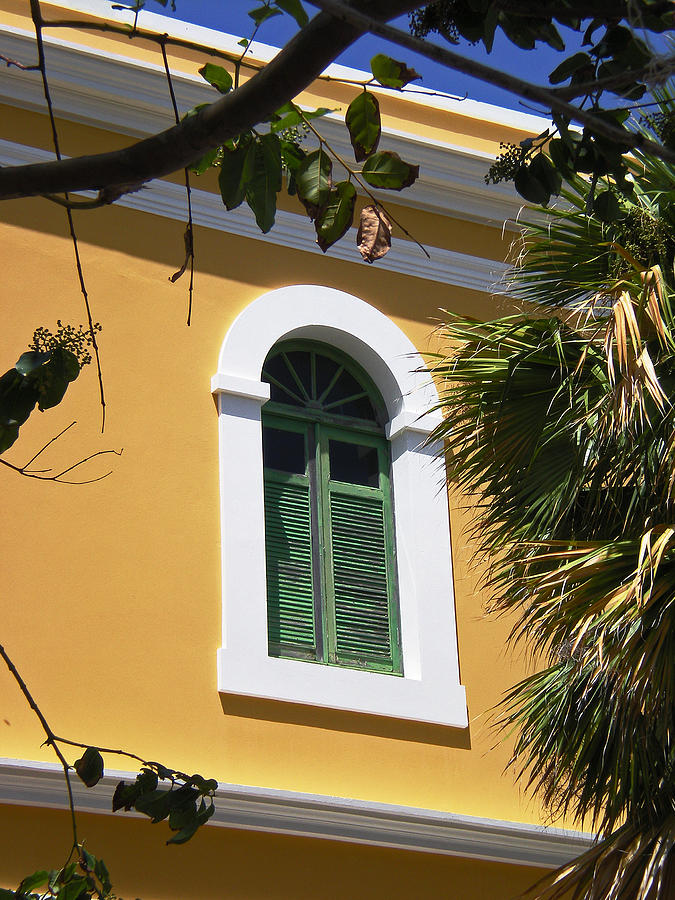 Green Window Photograph by Guillermo Rodriguez