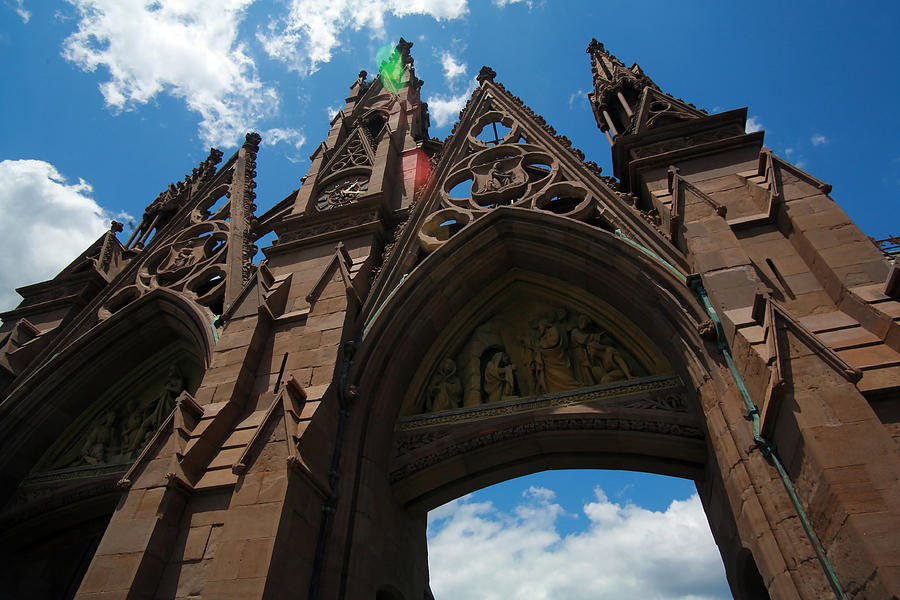 Green Wood Cemetery Arch Photograph by Keith Thomson