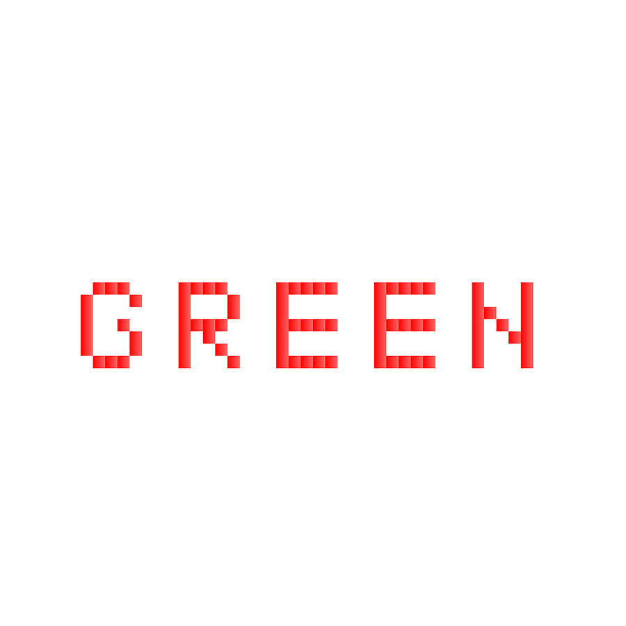 Green.1 Digital Art by Gareth Lewis
