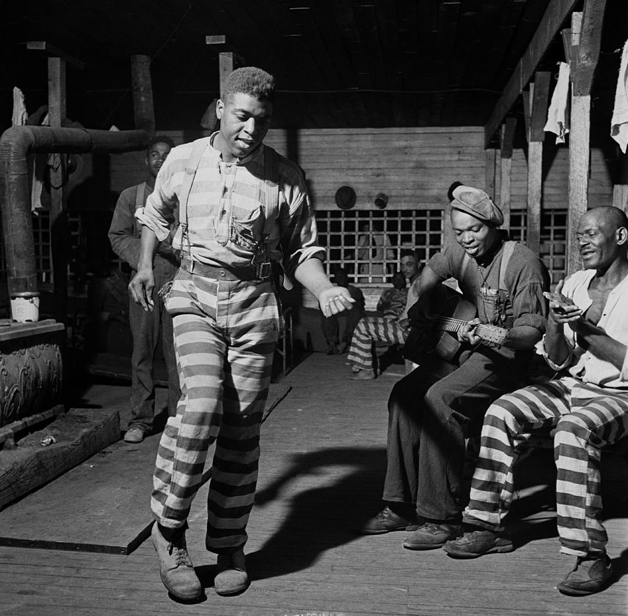 Black And White Photograph - Greene Country Convict Camp in Georgia 1941 by Mountain Dreams