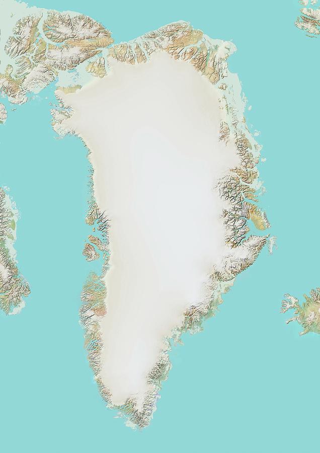 Greenland Photograph by Planetobserver/science Photo Library