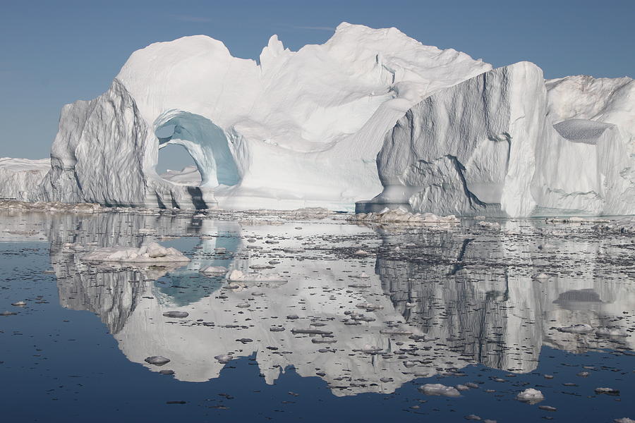 Iceberg Photograph - Greenland Reflections by Matthias P