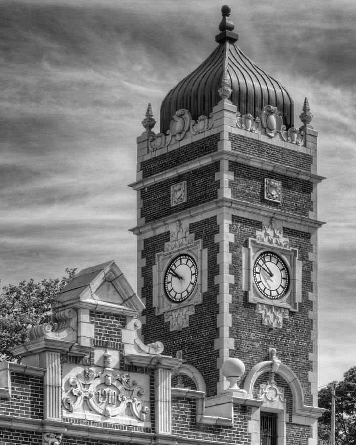 Greensburg Train Station Clock Tower Photograph by Coby Cooper