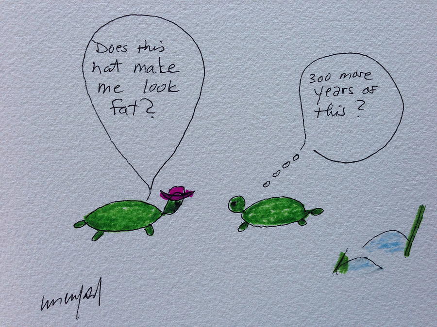 Greeting Card - Voice of the Turtle Marriage Drawing by Gail Eisenfeld