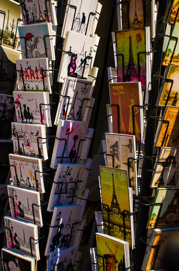 Greeting cards in Paris Photograph by Dany Lison