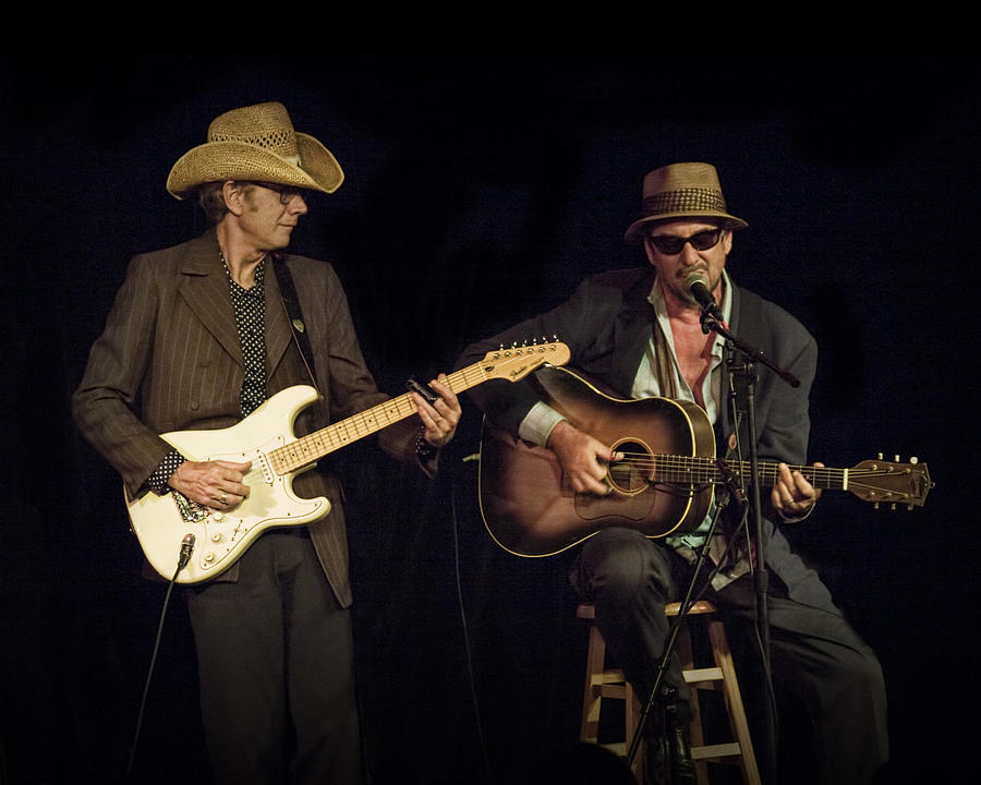 Greg Brown and Bo Ramsey in Concert Photograph by Randall Nyhof