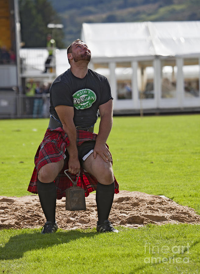 Gregor Edmunds  Highland Games Photograph by Liz Leyden