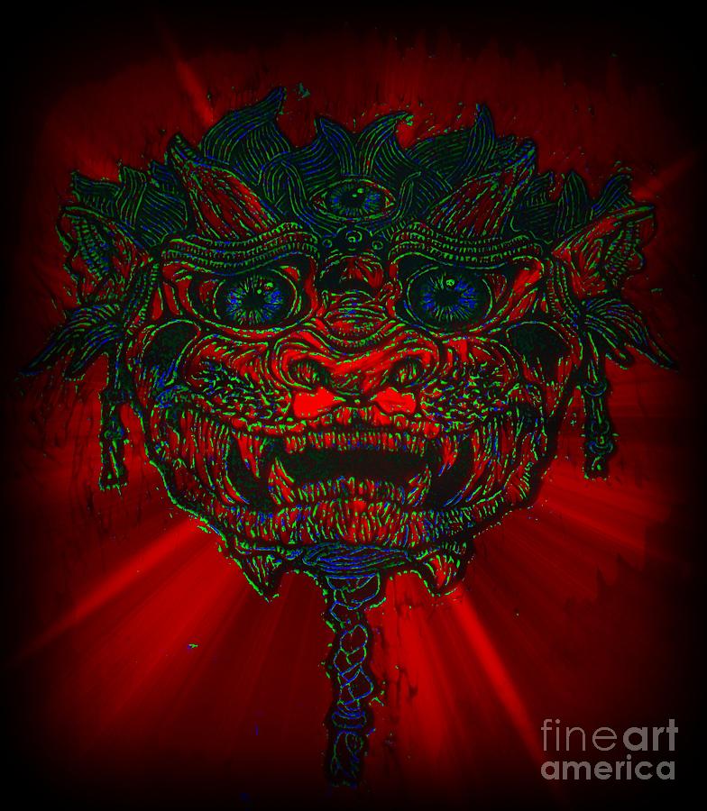 Gremlin in Dynamic Color Photograph by Kelly Awad