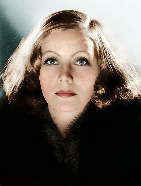 Greta Garbo publicity photo hand colored c.1929-2014 Photograph by David Lee Guss