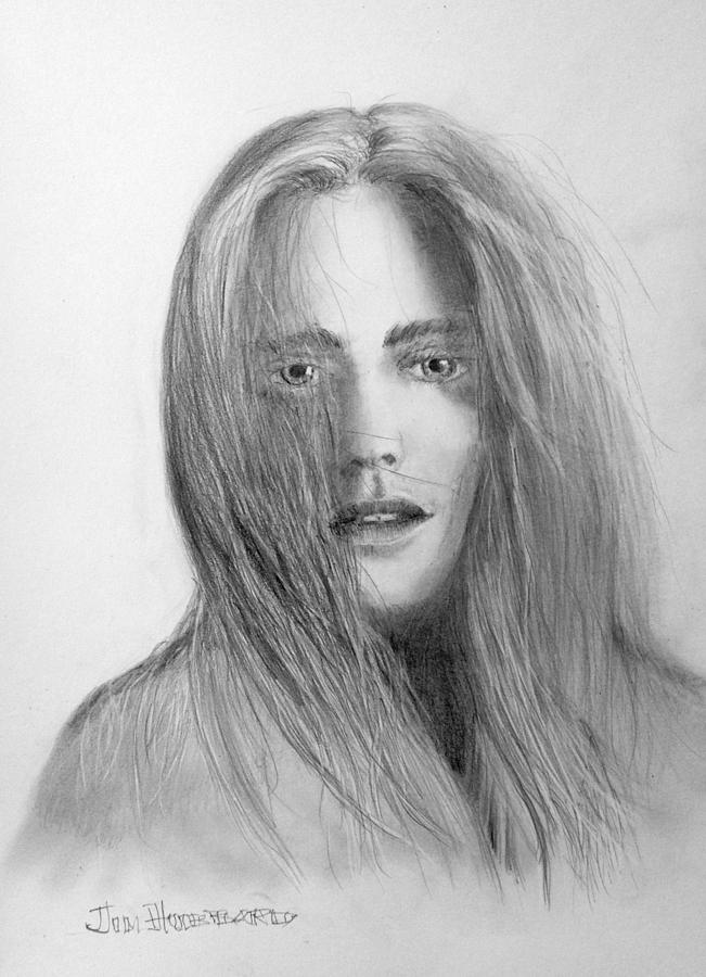 Gretchen Drawing by Jim Hubbard | Fine Art America