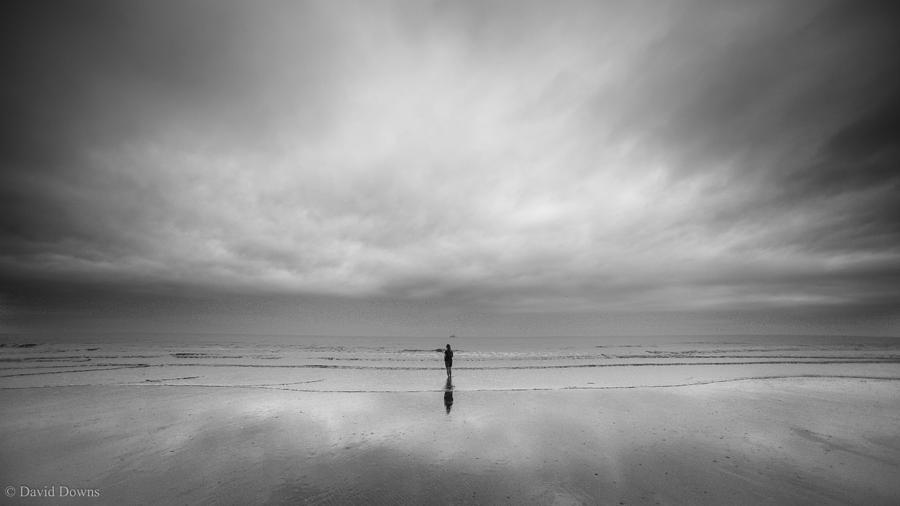Grey Beach Photograph by David Downs