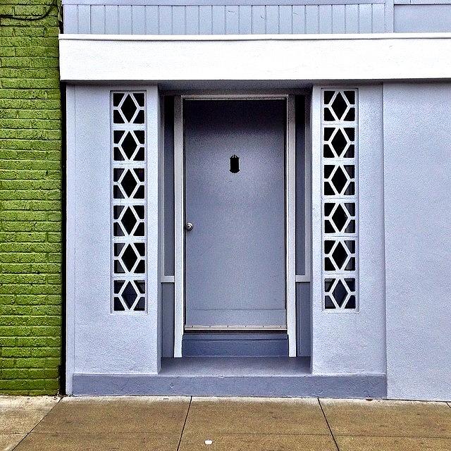 Grey Door Photograph by Julie Gebhardt