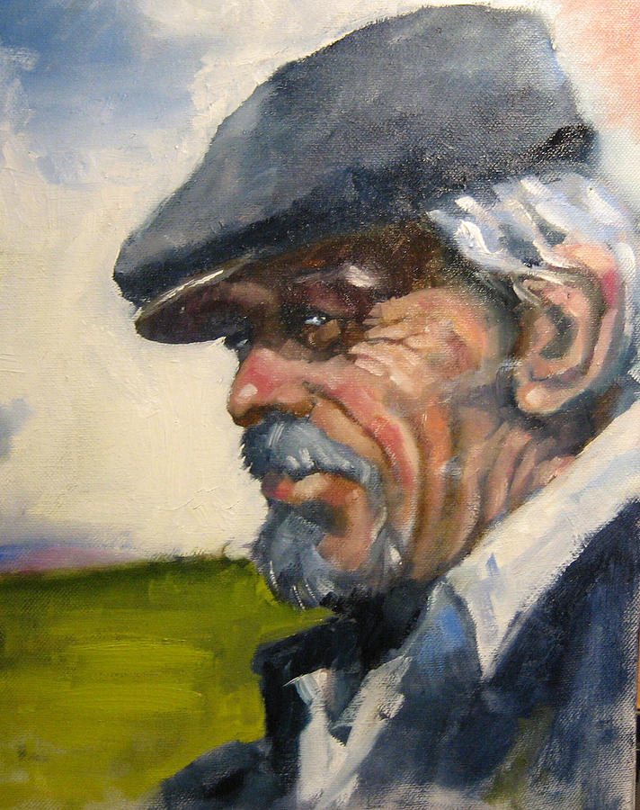 Grey Hat Painting by Kevin McKrell