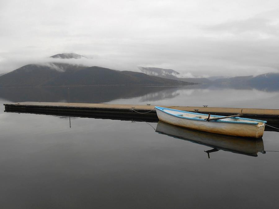 Lake Photograph - Grey Is The Silence by Ioanna Papanikolaou Lake Photograph - Grey Is The Silence by Ioanna Papanikolaou
