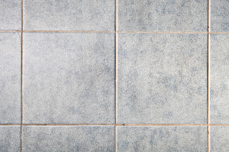 Pattern Photograph - Grey tiles by Tom Gowanlock