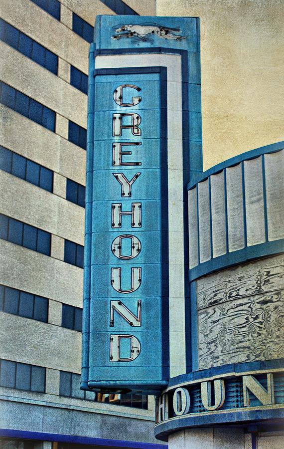 Greyhound Sign Photograph by Sandy Keeton