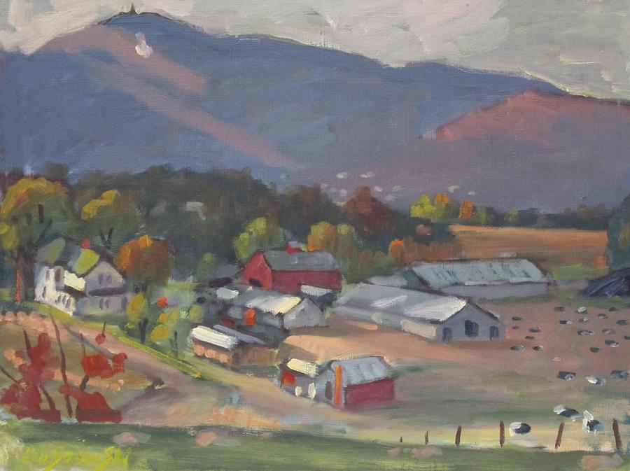 Greylock From The Ziemba Farm Painting by Len Stomski