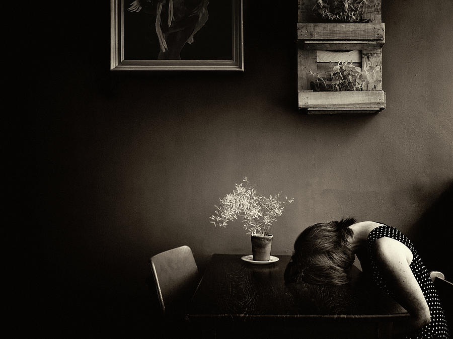 Breda Photograph - Grief by Ton Dirven Breda Photograph - Grief by Ton Dirven