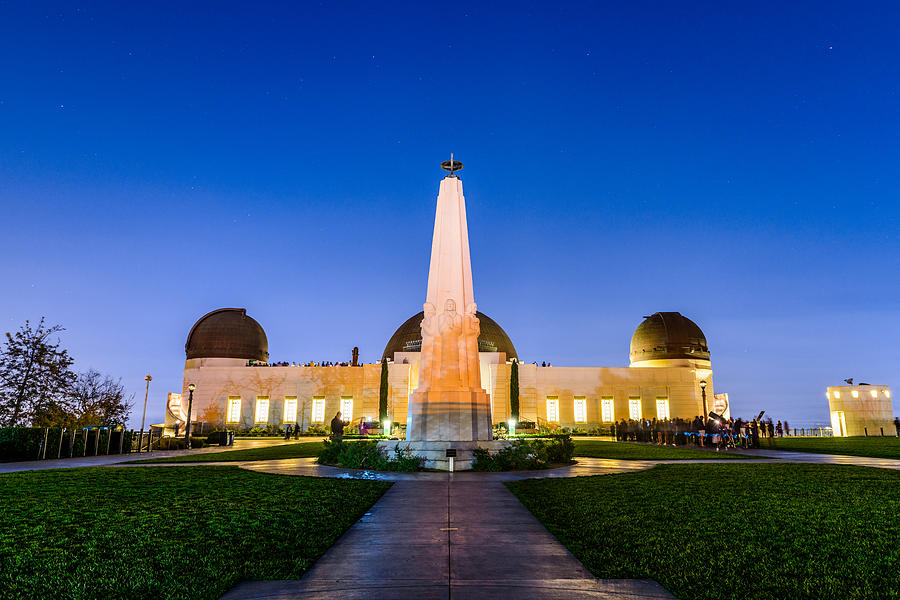 Griffith Observatory by Night 2 Photograph by Jason Chu