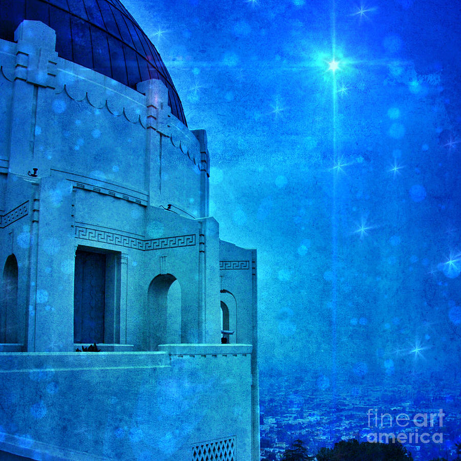 Griffith Park Observatory at Night Photograph by Jill Battaglia