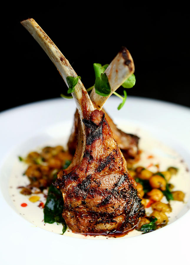 Grilled Lamb Chops Photograph by Marianna Massey