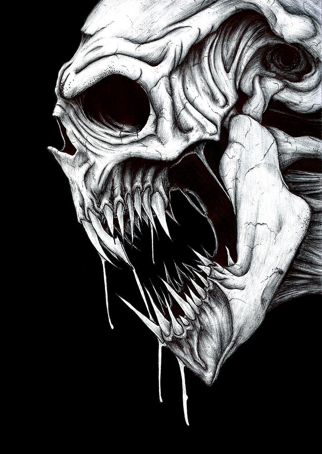Grim Reaper Original Ink Drawing – Shop Sinister: Dark Art & Creations by  Chad Savage