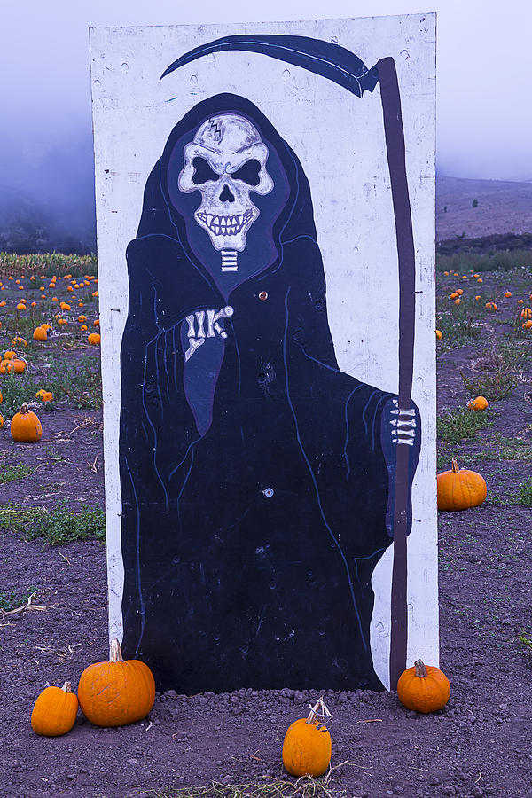 Grim Reaper Sign Photograph by Garry Gay